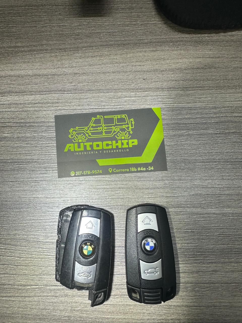 BMW - Cambio de carcasa semi smart key - AUTOCHIP Bogotá