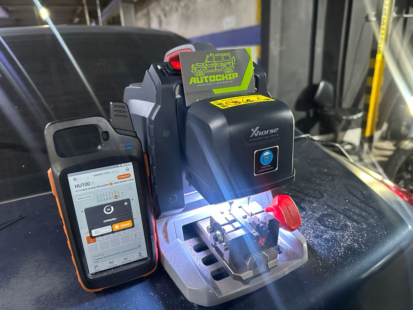 Corte de pérdida con máquina automática a domicilio - AUTOCHIP Bogotá