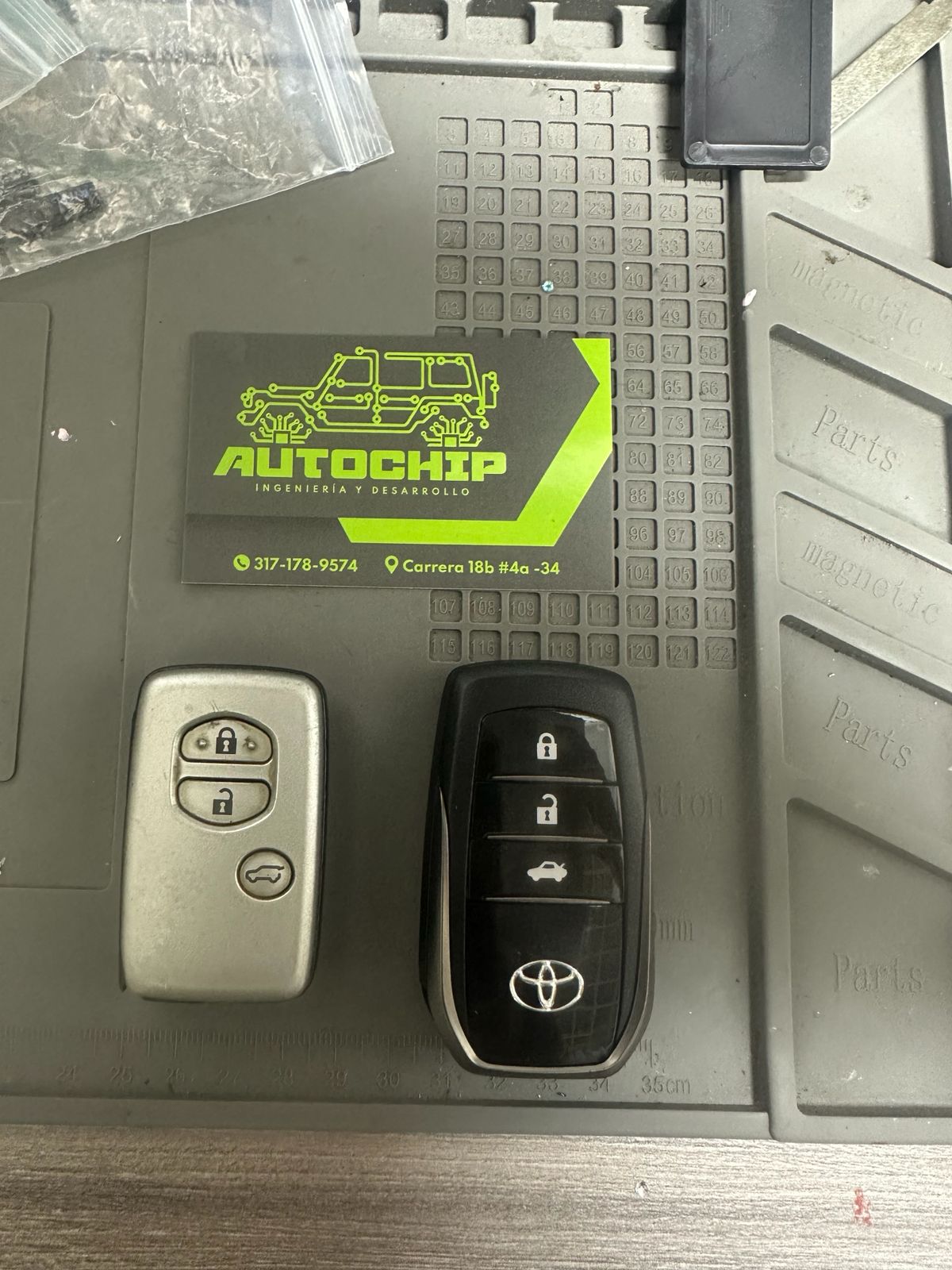 Toyota - Actualización de sistema de llave - AUTOCHIP Bogotá